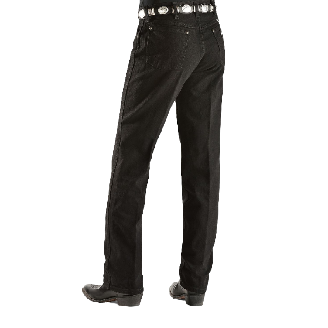 Wrangler Men's Cowboy Cut Silver Edition Original Black Jeans