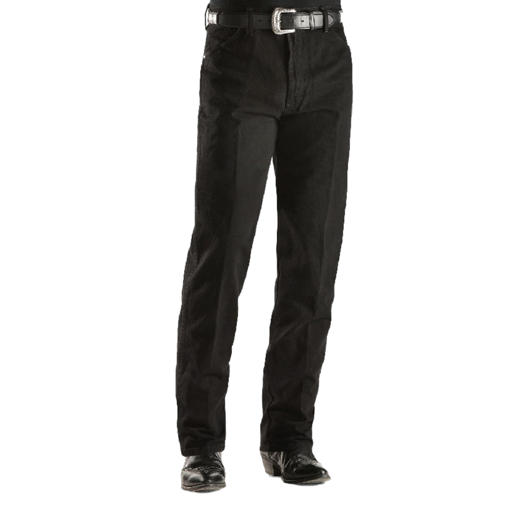Wrangler Men's Cowboy Cut Silver Edition Original Black Jeans