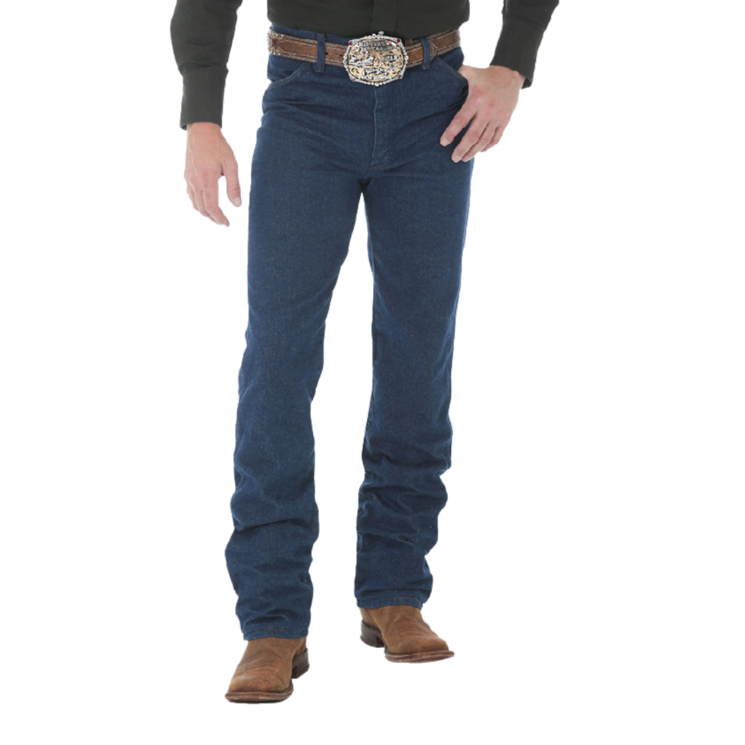 Wrangler Men's Prewashed Indigo Cowboy Cut Slim Blue Jeans