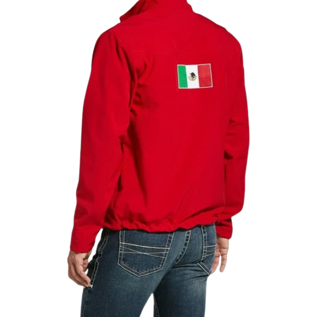 Ariat Men's New Team Mexico Softshell Red Jacket