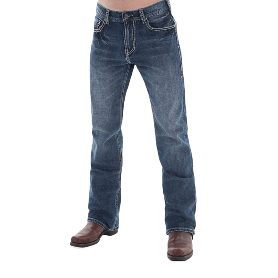 B Tuff Men's Cowgirl Hooah Blue Jeans