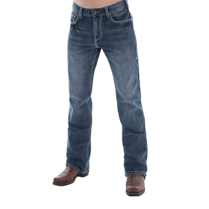 B Tuff Men's Cowgirl Hooah Blue Jeans