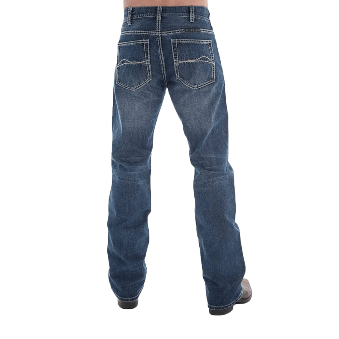 B Tuff Men's Cowgirl Hooah Blue Jeans