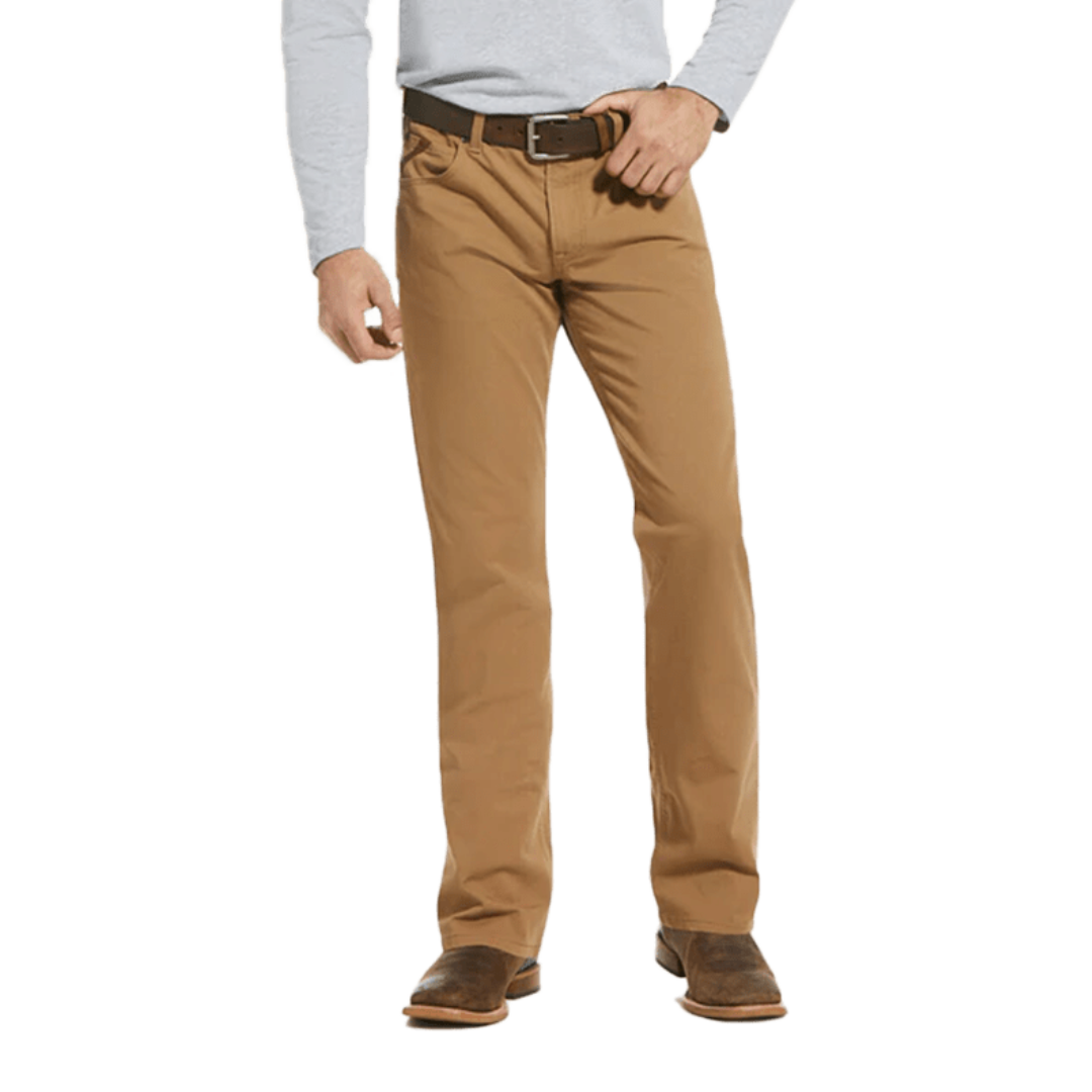 Ariat Men's Slim Stretch Boone Straight Light Brown Jeans
