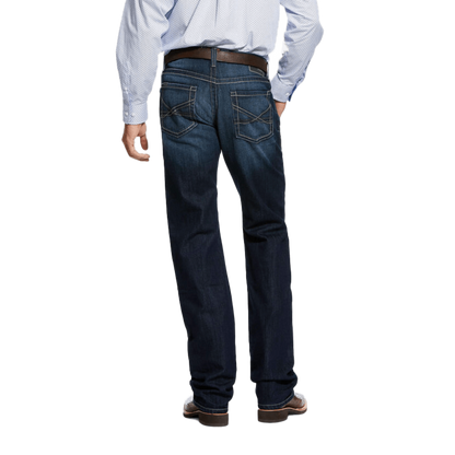 Ariat Men's Robbie Slim Straight State Blue Jeans
