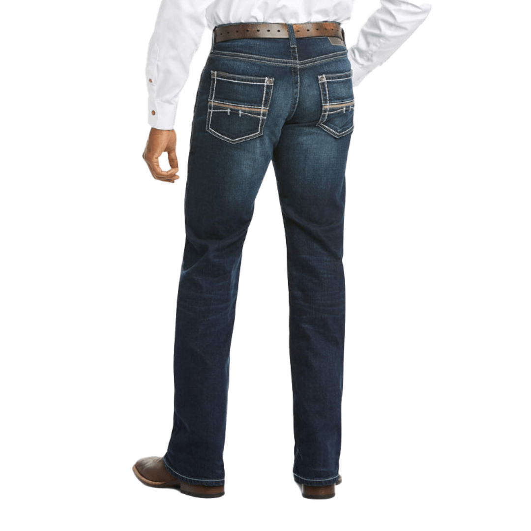 Ariat Men's Clothing M5 Slim Coltrane Stretch Straight Blue Jeans