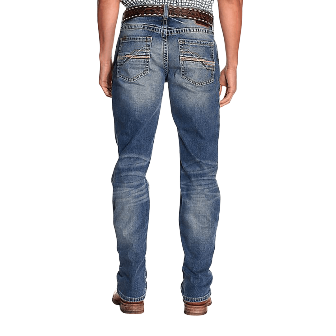 Ariat Men's Shoreway Dakota Relaxed Fit Straight Blue Jeans