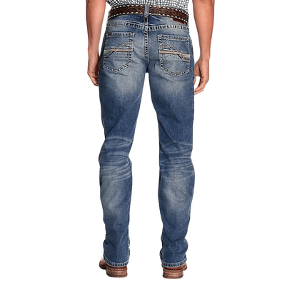 Ariat Men's Shoreway Dakota Relaxed Fit Straight Blue Jeans