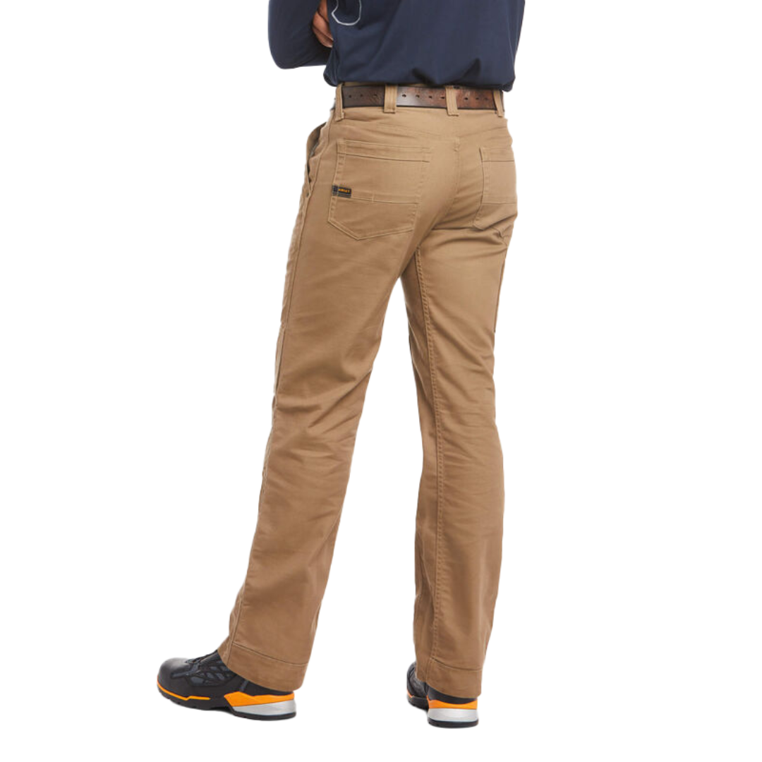 Ariat Men's Durastrech Canvas Utility Light Brown Pants