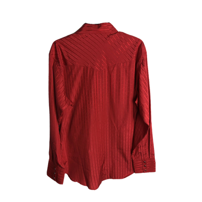 Wrangler Silver Edition Red Western Shirt