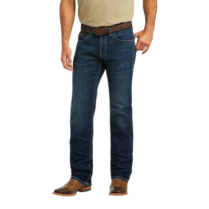 Ariat Men's Straight Stretch Remming Ford Blue Jeans - Big & Tall
