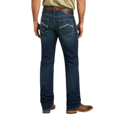 Ariat Men's Straight Stretch Remming Ford Blue Jeans - Big & Tall