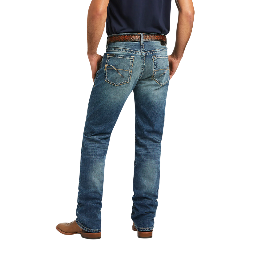 Ariat Men's Relaxed Dakota Stackable Bootcut Blue Jeans -Big & Tall