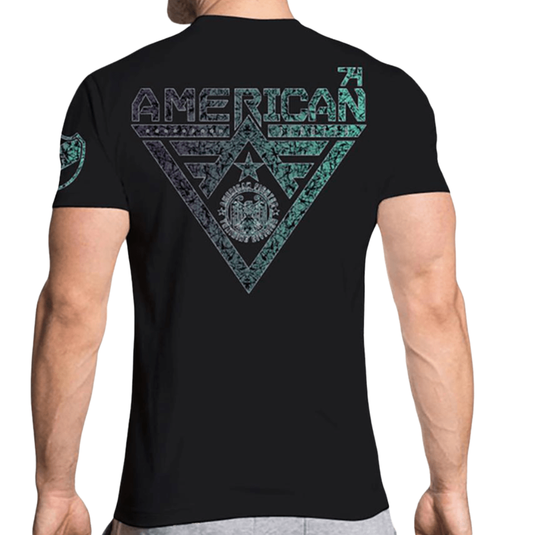 American Fighter Men's Fit Alaska Black Tee Shirt