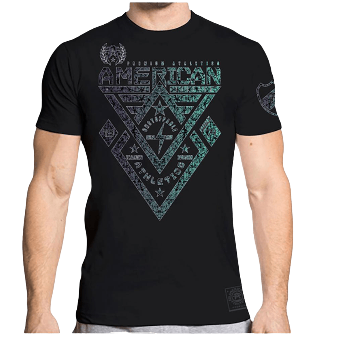 American Fighter Men's Fit Alaska Black Tee Shirt