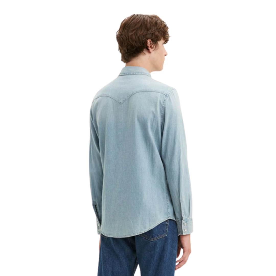 Levi Strauss Men's Barstow Classic Blue Shirt