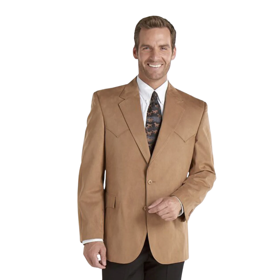 Sidran Men's Houston Microsuede Camel Coat