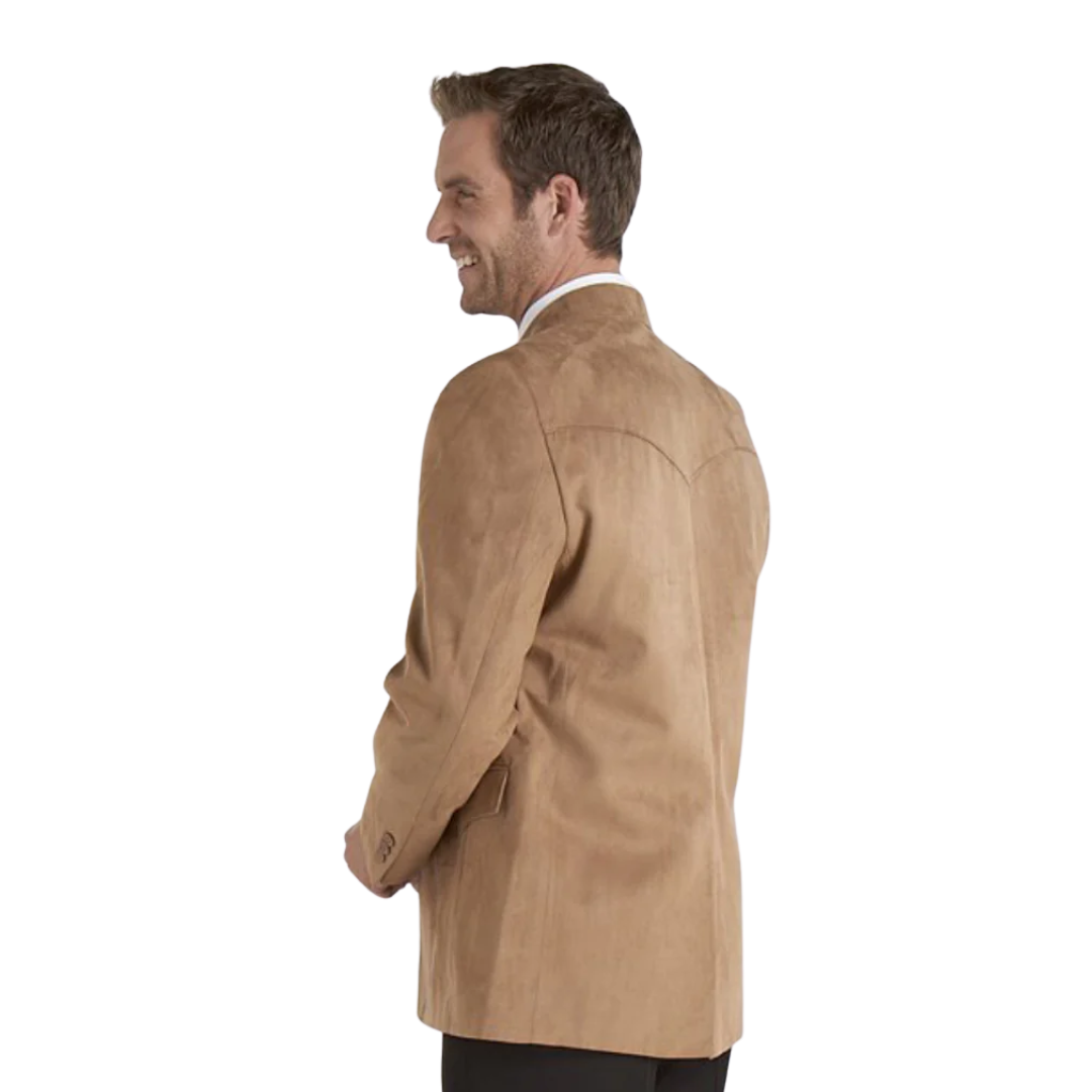 Sidran Men's Houston Microsuede Camel Coat