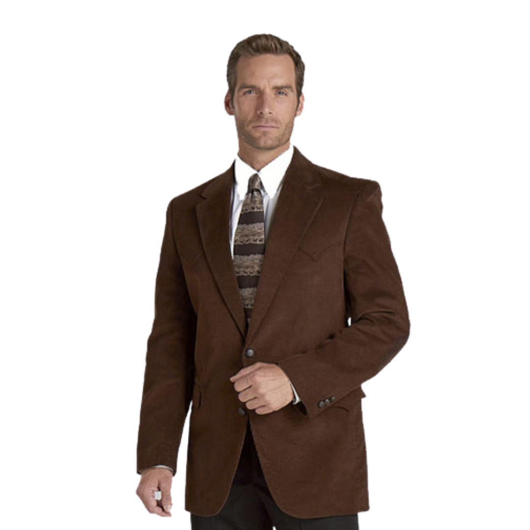 Sidran Men´s Corduroy Western Sport Brown Coat