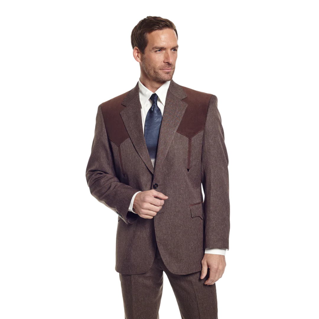 Sidran Men's Boise Heather Chestnut Sport Brown Coat