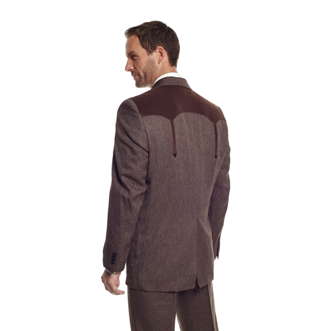 Sidran Men's Boise Heather Chestnut Sport Brown Coat