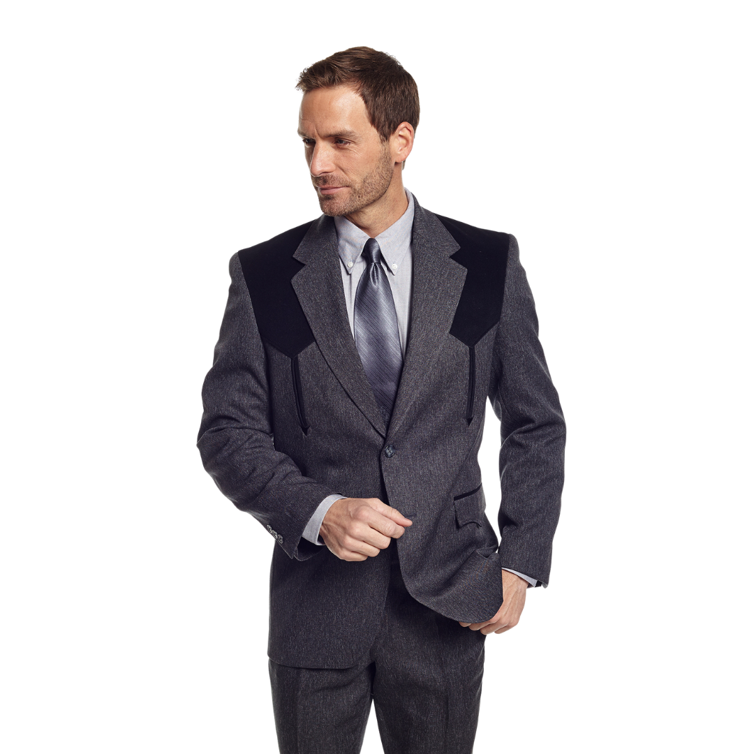 Sidran Men's Boise Charcoal Sport Grey Coat