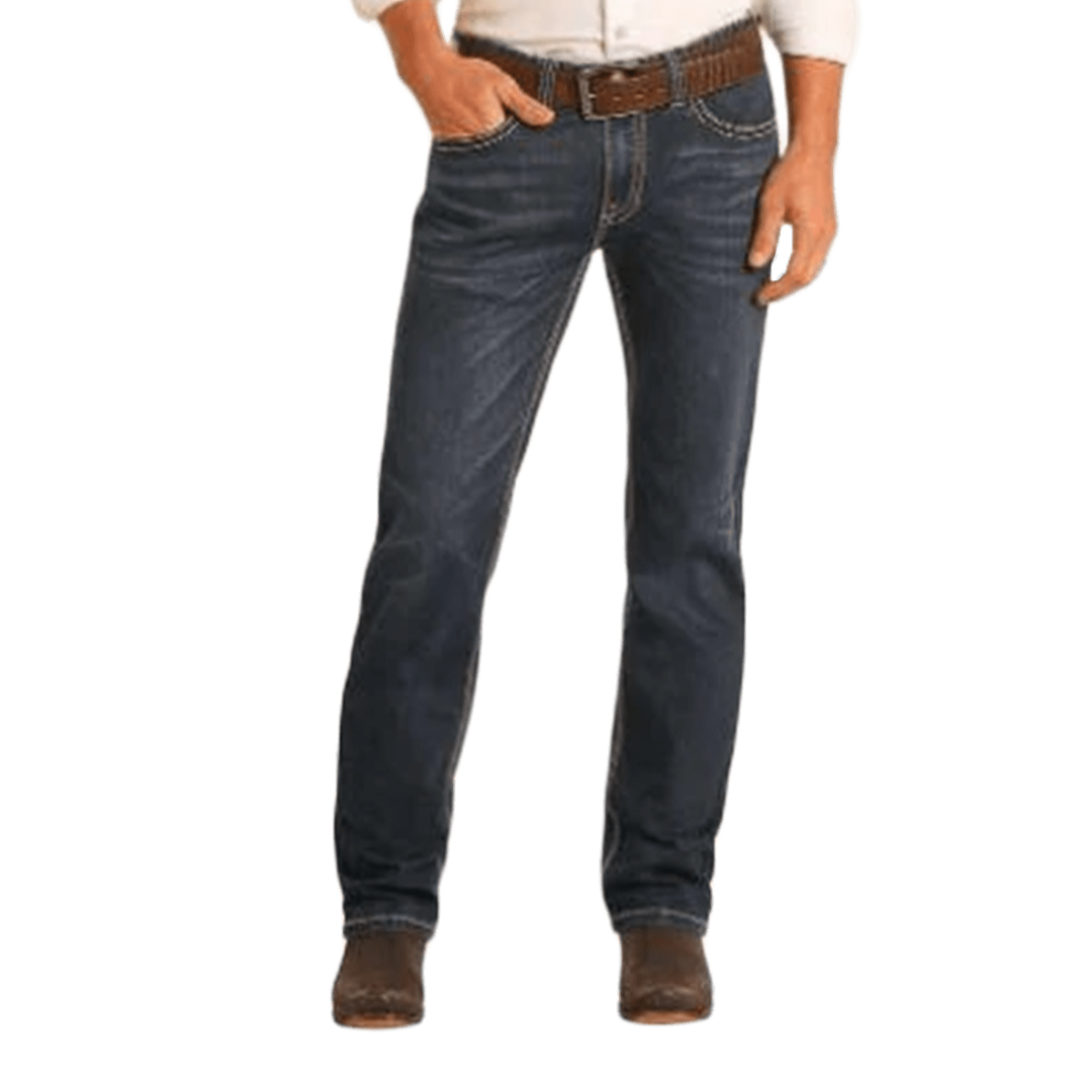 Panhandle Slim Men's Casual Reflex Revolver Blue Jeans
