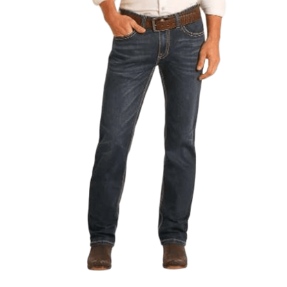 Panhandle Slim Men's Casual Reflex Revolver Blue Jeans
