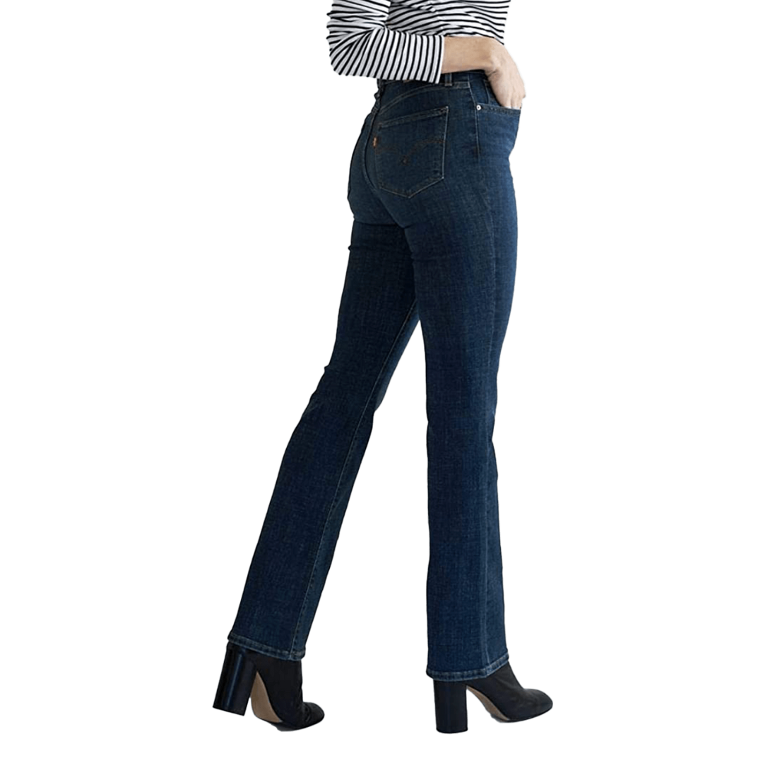 Levi Strauss Women's High Rise Bootcut Lapis Dark Blue Jeans