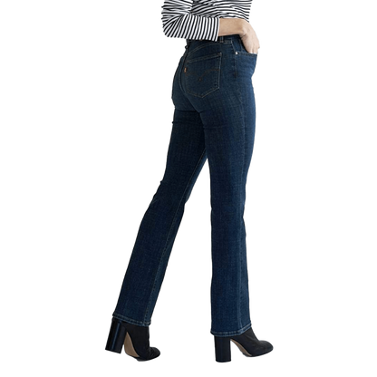 Levi Strauss Women's High Rise Bootcut Lapis Dark Blue Jeans