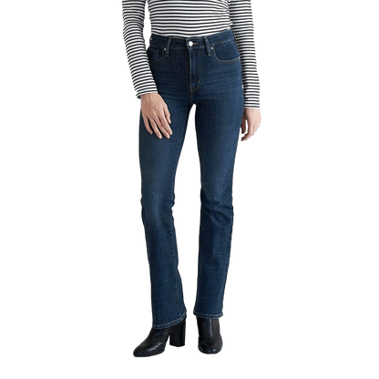 Levi Strauss Women's High Rise Bootcut Lapis Dark Blue Jeans