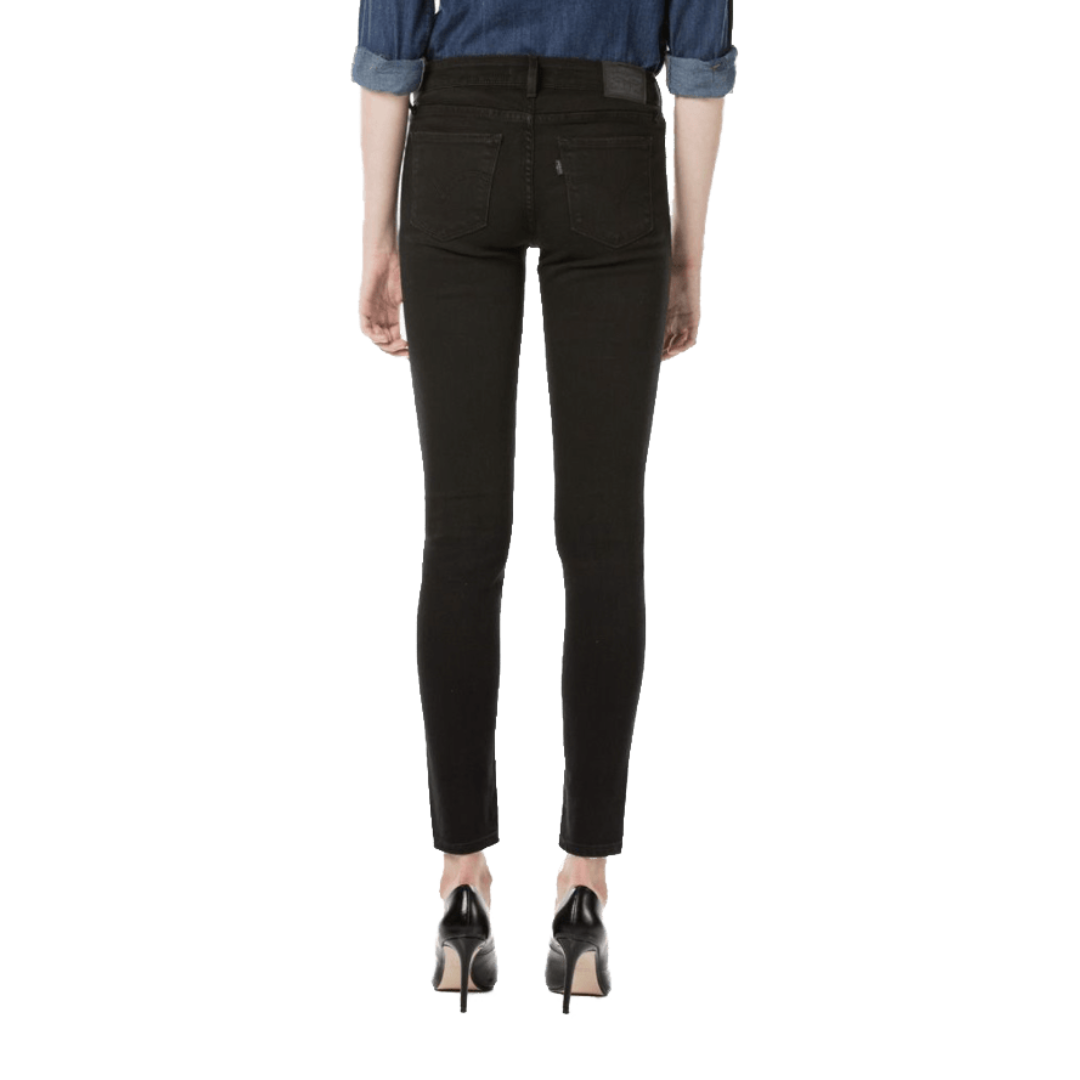 Levi Strauss Women's 711 Skinny Black Jeans