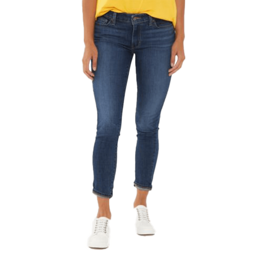 Levi Strauss Women's 711 Skinny Ankle Blue Jeans