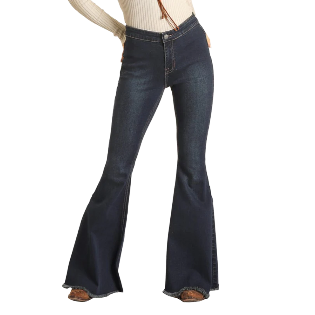 Panhandle Slim Women's Dark Wash Bargain Blue Jeans