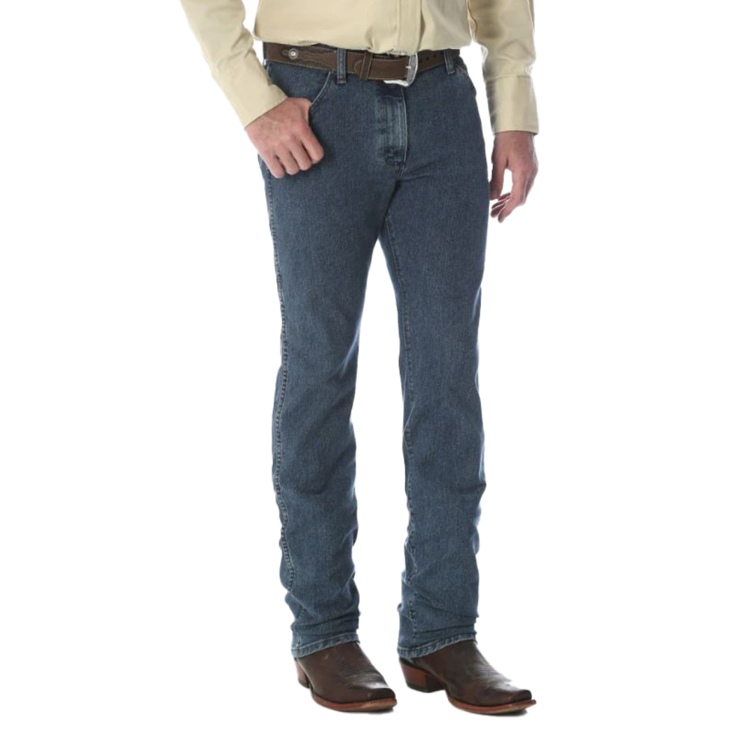 Wrangler Men's Performance Cowboy Cut Blue Jeans