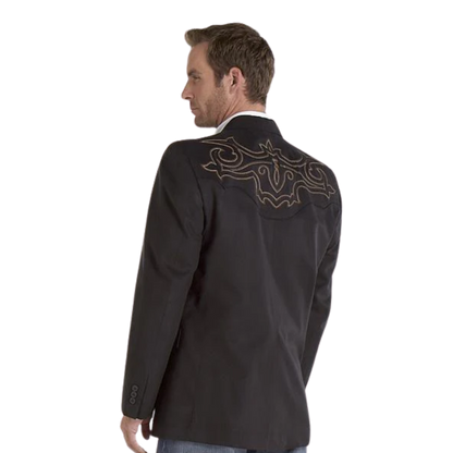 Sidran Men's Galveston Microsuede Boot Stitch Grey Jacket