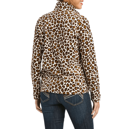 Ariat Women's Printed Fleece Leopard Multicolor Sweatshirt