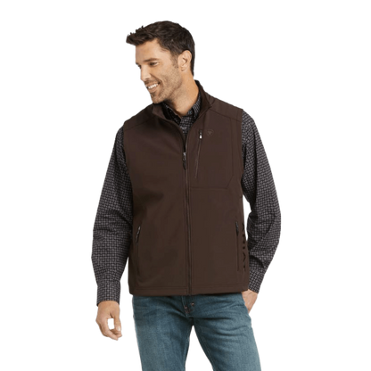 Ariat Men's Logo 2.0 Patriot Bean Concealed Carry Coffee Vest
