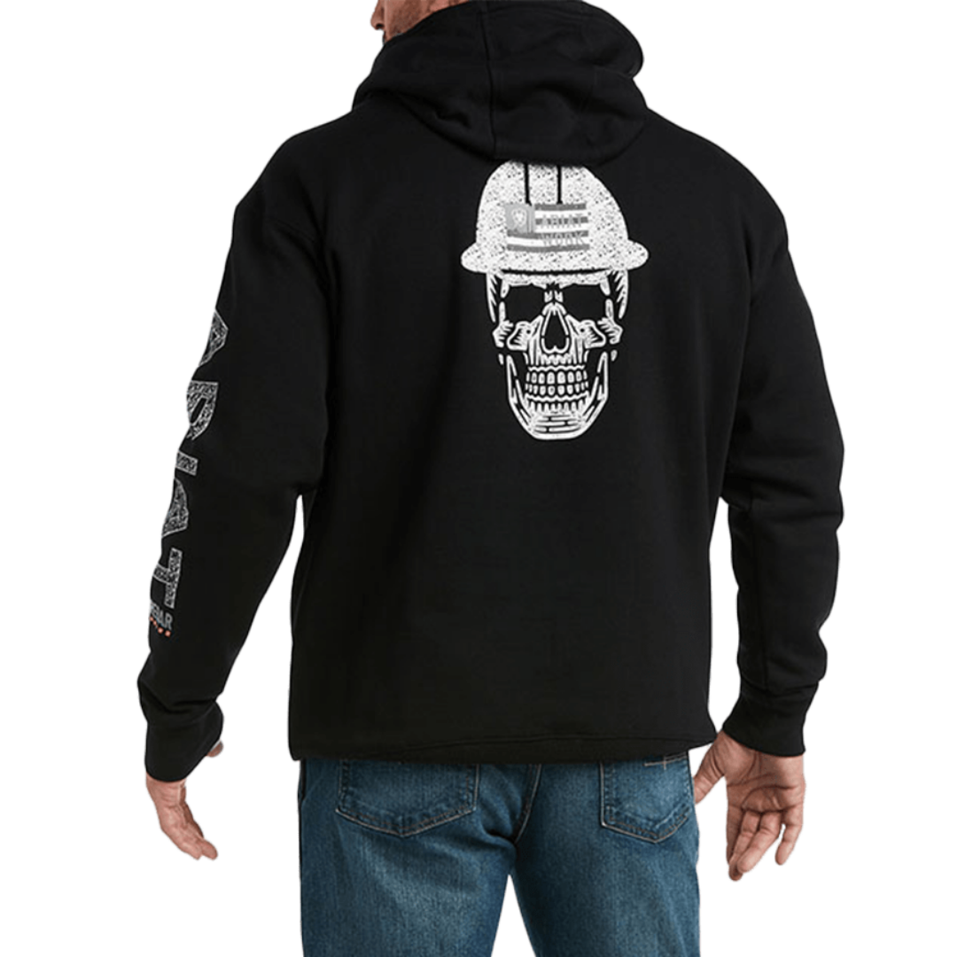 Ariat Men's Rebar Roughneck Pullover Black Hoodie