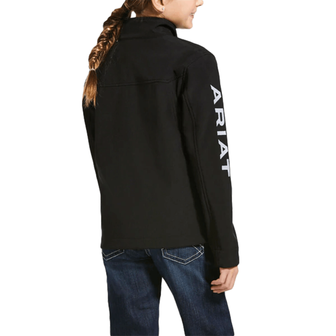 Ariat Youth Girl's New Team Softshell Black Jacket