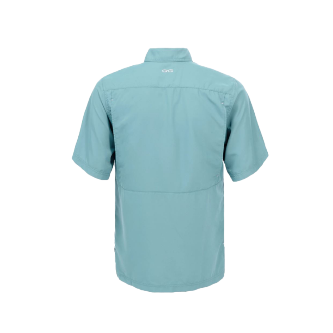 Gameguard Men's Sea Glass Microfiber Blue Shirt - Extra Big
