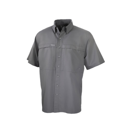 Gameguard Men's Gunmetal Microfiber Grey Shirt - Big & Tall
