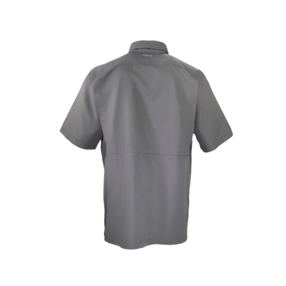 Gameguard Men's Gunmetal Microfiber Grey Shirt - Big & Tall