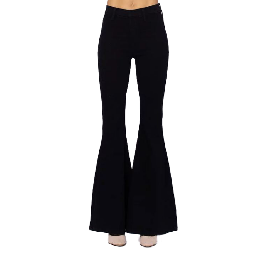 Judy Women's Hi Rise Flare Blue Jeans