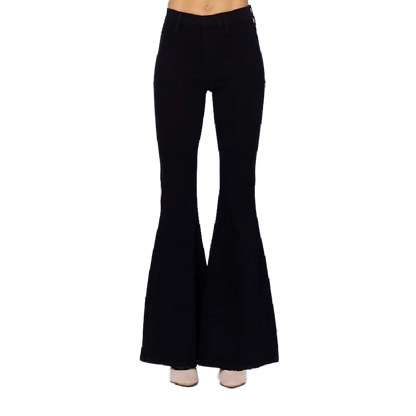 Judy Women's Hi Rise Flare Blue Jeans