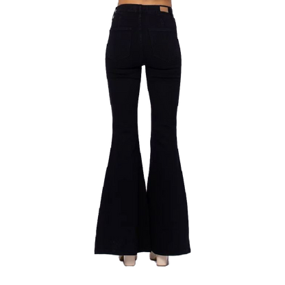 Judy Women's Hi Rise Flare Blue Jeans