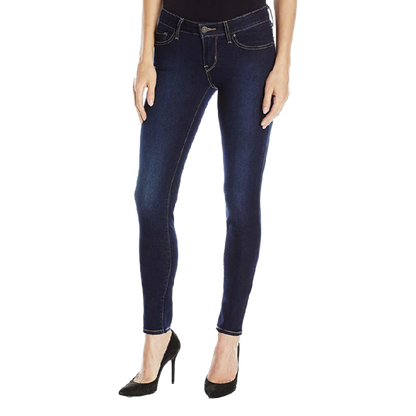 Levi Strauss Women's 711 Skinny Blue Jeans