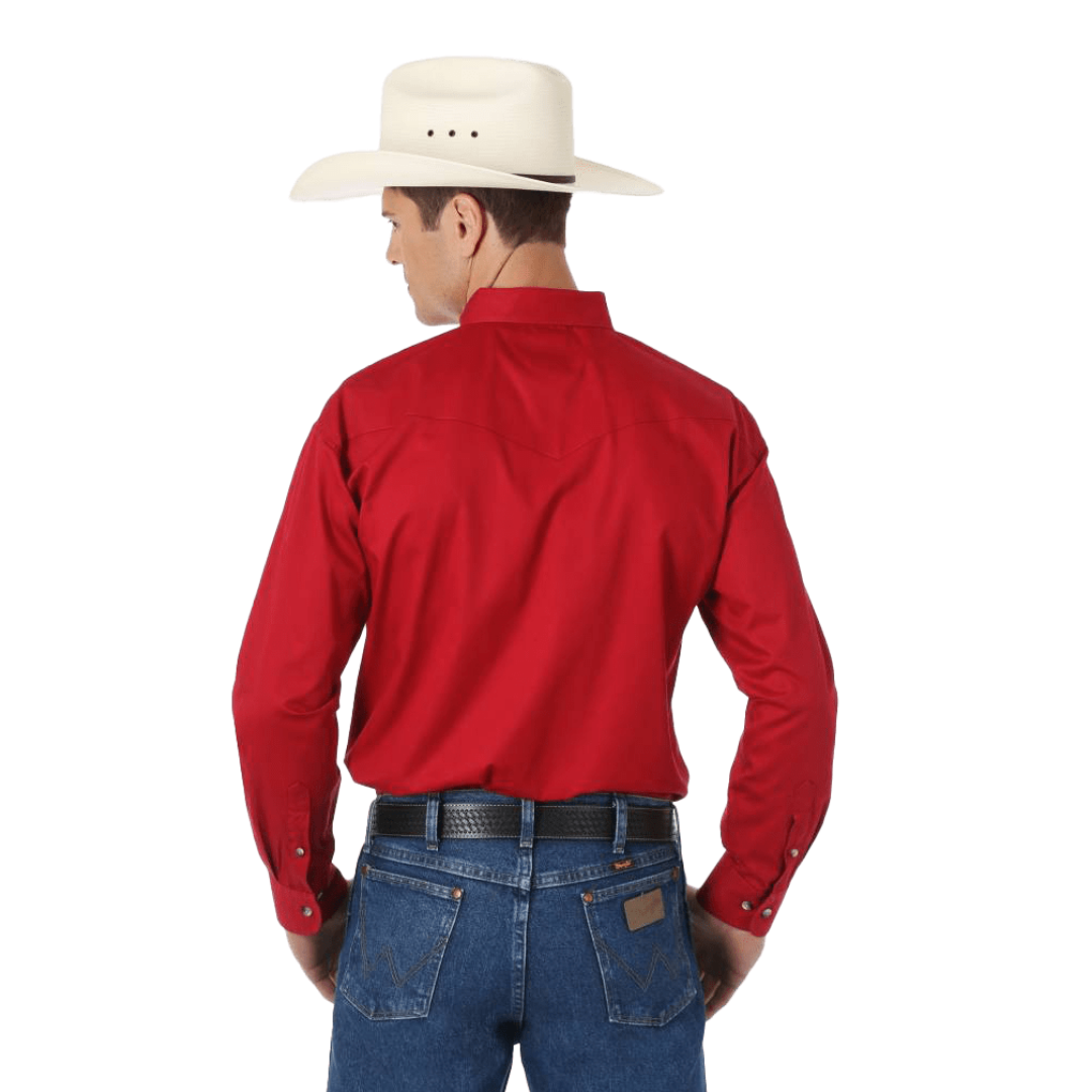 Wrangler Men's Painted Desert Button Down Red Shirt - Big & Tall