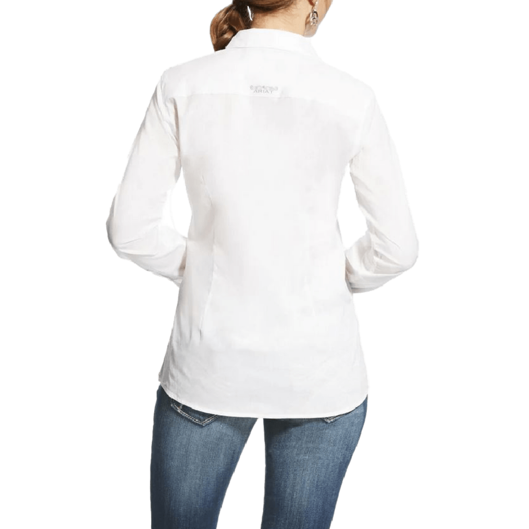 Ariat Women's Kirby Stretch Button Up White Shirt
