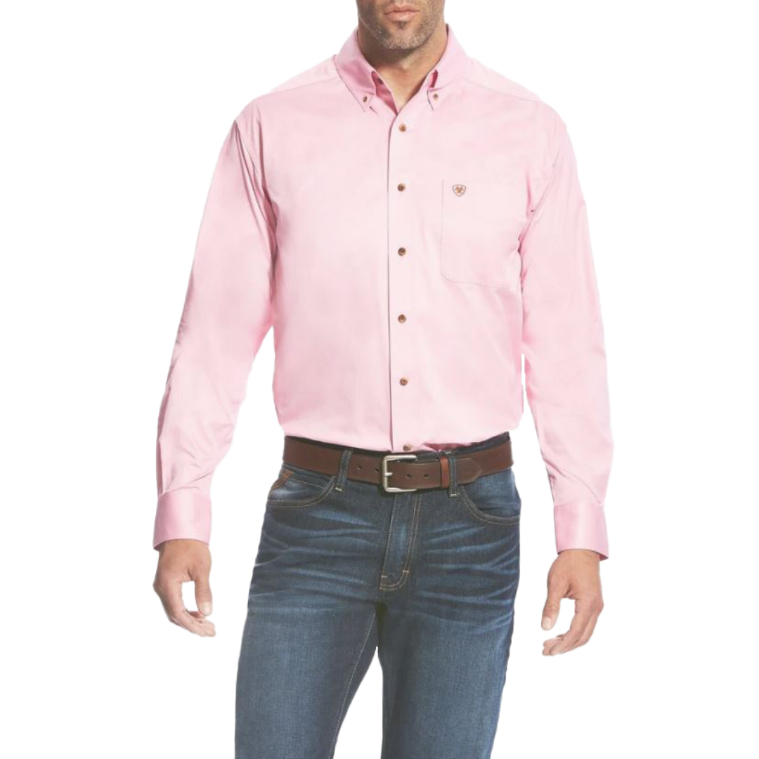Ariat Men's Prism Button Down Pink Shirt